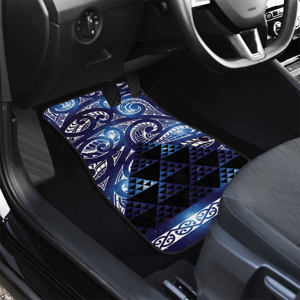 Matariki New Zealand Car Mats NZ Niho Taniwha Maori New Year Blue Galaxy LT14 - Polynesian Pride