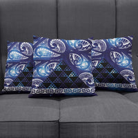 Matariki New Zealand Pillow Cover NZ Niho Taniwha Maori New Year Blue Galaxy LT14 - Polynesian Pride