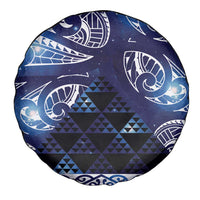 Matariki New Zealand Spare Tire Cover NZ Niho Taniwha Maori New Year Blue Galaxy LT14 - Polynesian Pride