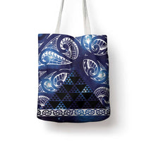 Matariki New Zealand Tote Bag NZ Niho Taniwha Maori New Year Blue Galaxy LT14 - Polynesian Pride