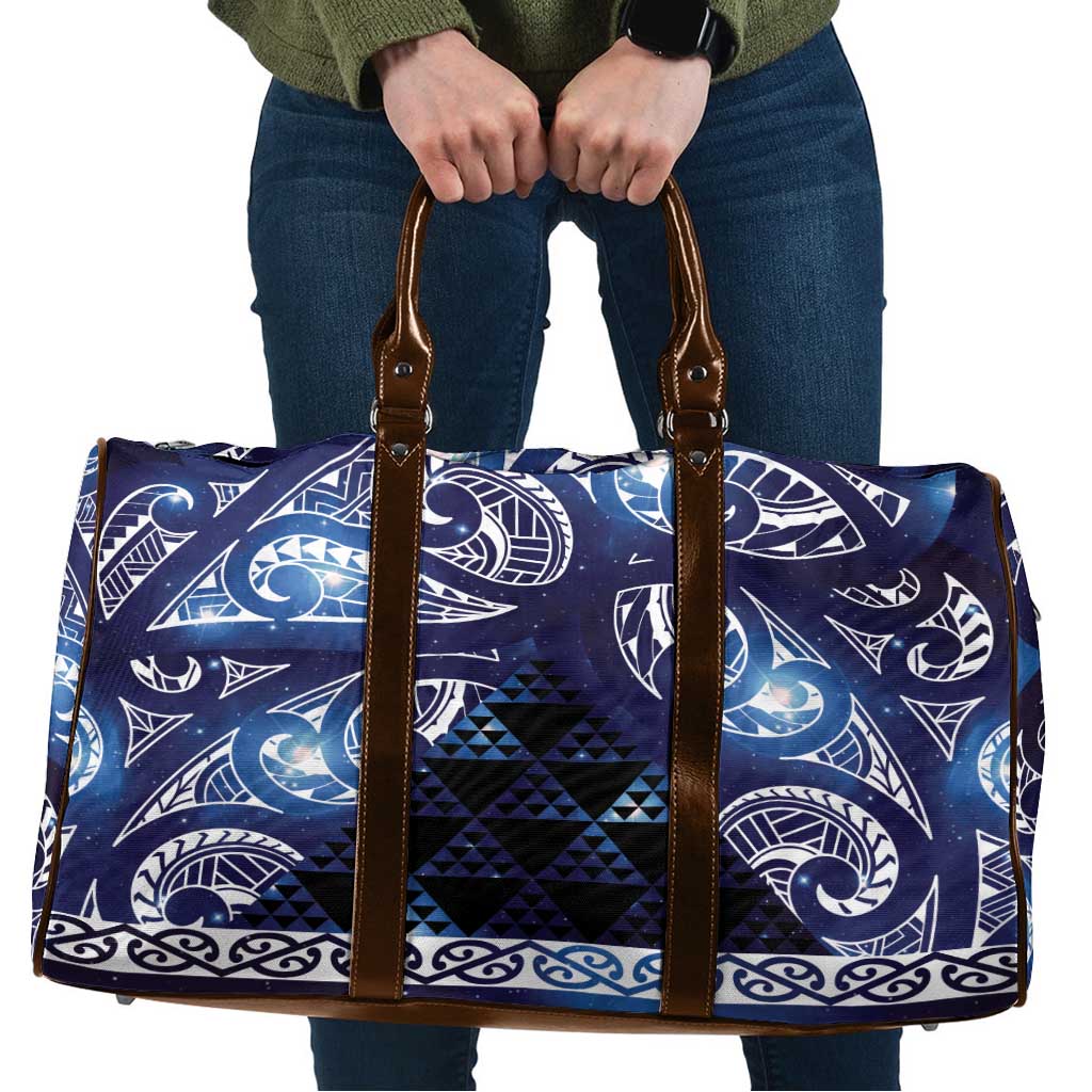 Matariki New Zealand Travel Bag NZ Niho Taniwha Maori New Year Blue Galaxy