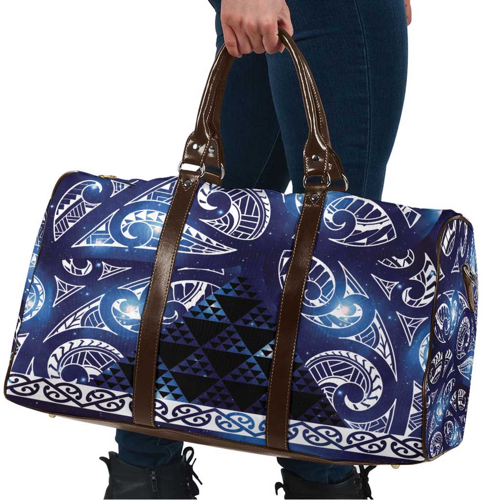 Matariki New Zealand Travel Bag NZ Niho Taniwha Maori New Year Blue Galaxy