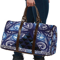 Matariki New Zealand Travel Bag NZ Niho Taniwha Maori New Year Blue Galaxy