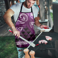 Matariki New Zealand Apron NZ Niho Taniwha Maori New Year Purple Galaxy