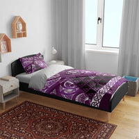 Matariki New Zealand Bedding Set NZ Niho Taniwha Maori New Year Purple Galaxy LT14 - Polynesian Pride