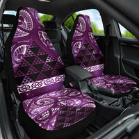 Matariki New Zealand Car Seat Cover NZ Niho Taniwha Maori New Year Purple Galaxy