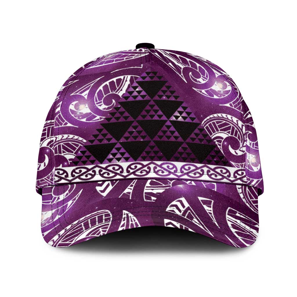 Matariki New Zealand Classic Cap NZ Niho Taniwha Maori New Year Purple Galaxy