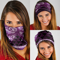 Matariki New Zealand Neck Gaiter NZ Niho Taniwha Maori New Year Purple Galaxy LT14 - Polynesian Pride