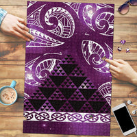 Matariki New Zealand Puzzle NZ Niho Taniwha Maori New Year Purple Galaxy LT14 Purple - Polynesian Pride