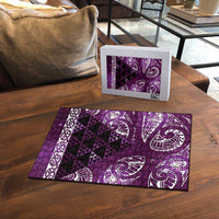 Matariki New Zealand Puzzle NZ Niho Taniwha Maori New Year Purple Galaxy LT14 - Polynesian Pride