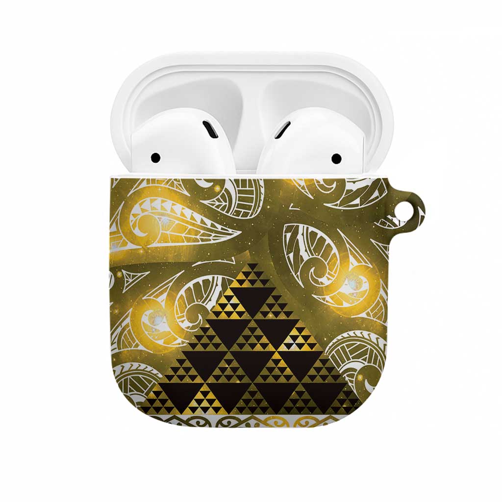 Matariki New Zealand AirPods Case NZ Niho Taniwha Maori New Year Yellow Galaxy
