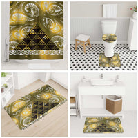 Matariki New Zealand Bathroom Set NZ Niho Taniwha Maori New Year Yellow Galaxy LT14 - Polynesian Pride