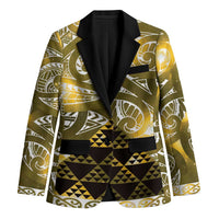 Matariki New Zealand Blazer NZ Niho Taniwha Maori New Year Yellow Galaxy