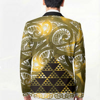 Matariki New Zealand Blazer NZ Niho Taniwha Maori New Year Yellow Galaxy