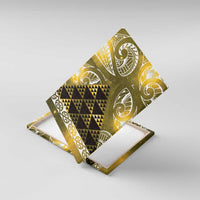 Matariki New Zealand Canvas Wall Art NZ Niho Taniwha Maori New Year Yellow Galaxy LT14 With Frame Yellow - Polynesian Pride