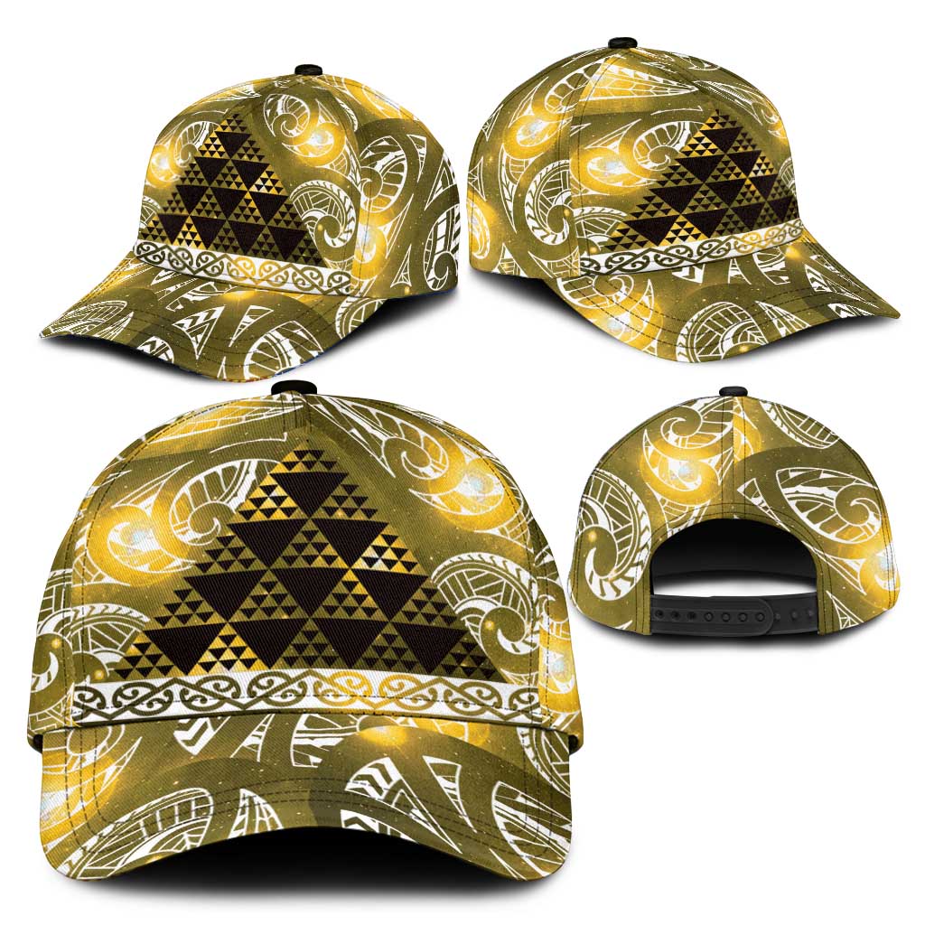 Matariki New Zealand Classic Cap NZ Niho Taniwha Maori New Year Yellow Galaxy LT14 - Polynesian Pride
