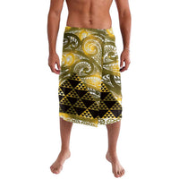 Matariki New Zealand Lavalava NZ Niho Taniwha Maori New Year Yellow Galaxy LT14 Yellow - Polynesian Pride