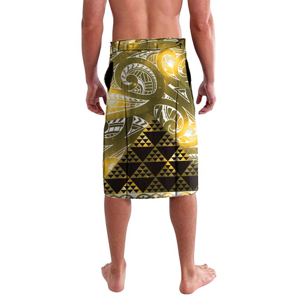 Matariki New Zealand Lavalava NZ Niho Taniwha Maori New Year Yellow Galaxy LT14 - Polynesian Pride