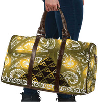 Matariki New Zealand Travel Bag NZ Niho Taniwha Maori New Year Yellow Galaxy