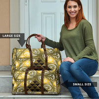 Matariki New Zealand Travel Bag NZ Niho Taniwha Maori New Year Yellow Galaxy