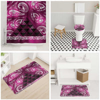 Matariki New Zealand Bathroom Set NZ Niho Taniwha Maori New Year Pink Galaxy LT14 - Polynesian Pride