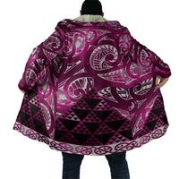 Matariki New Zealand Cloak NZ Niho Taniwha Maori New Year Pink Galaxy LT14 - Polynesian Pride