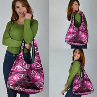 Matariki New Zealand Grocery Bag NZ Niho Taniwha Maori New Year Pink Galaxy
