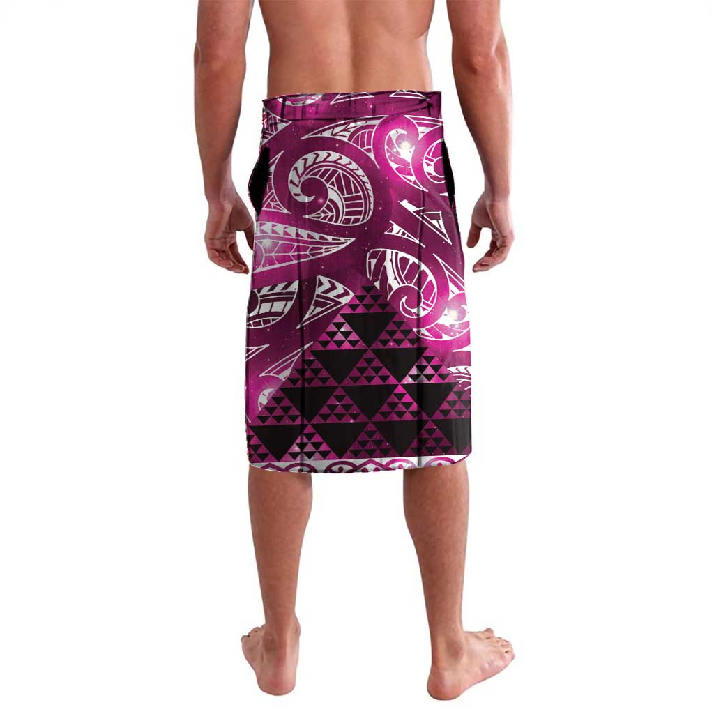 Matariki New Zealand Lavalava NZ Niho Taniwha Maori New Year Pink Galaxy LT14 - Polynesian Pride