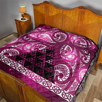 Matariki New Zealand Quilt NZ Niho Taniwha Maori New Year Pink Galaxy LT14 - Polynesian Pride