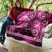 Matariki New Zealand Quilt NZ Niho Taniwha Maori New Year Pink Galaxy LT14 - Polynesian Pride