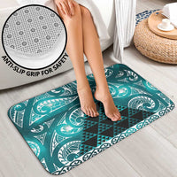 Matariki New Zealand Bathroom Set NZ Niho Taniwha Maori New Year Cyan Galaxy LT14 - Polynesian Pride