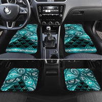 Matariki New Zealand Car Mats NZ Niho Taniwha Maori New Year Cyan Galaxy