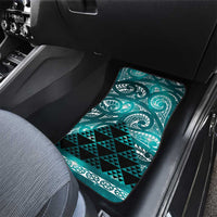 Matariki New Zealand Car Mats NZ Niho Taniwha Maori New Year Cyan Galaxy