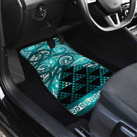 Matariki New Zealand Car Mats NZ Niho Taniwha Maori New Year Cyan Galaxy