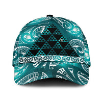 Matariki New Zealand Classic Cap NZ Niho Taniwha Maori New Year Cyan Galaxy