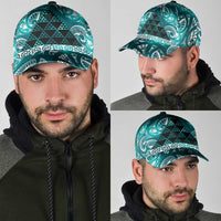 Matariki New Zealand Classic Cap NZ Niho Taniwha Maori New Year Cyan Galaxy