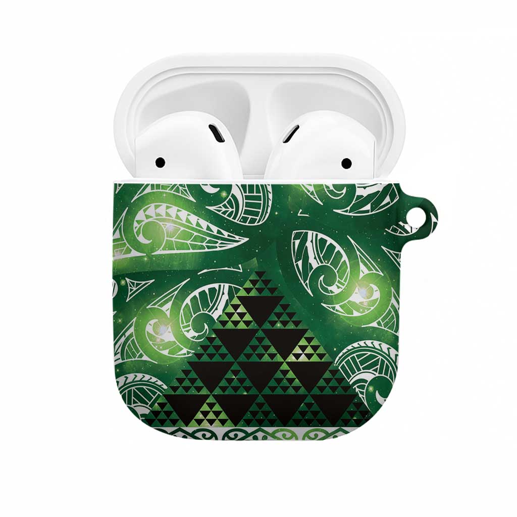 Matariki New Zealand AirPods Case NZ Niho Taniwha Maori New Year Green Galaxy