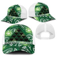 Matariki New Zealand Baseball Net Cap NZ Niho Taniwha Maori New Year Green Galaxy LT14 - Polynesian Pride