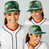 Matariki New Zealand Baseball Net Cap NZ Niho Taniwha Maori New Year Green Galaxy LT14 - Polynesian Pride