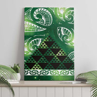 Matariki New Zealand Canvas Wall Art NZ Niho Taniwha Maori New Year Green Galaxy LT14 - Polynesian Pride
