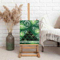 Matariki New Zealand Canvas Wall Art NZ Niho Taniwha Maori New Year Green Galaxy LT14 - Polynesian Pride