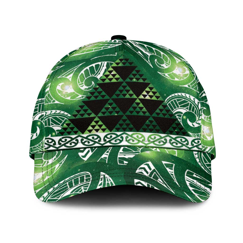 Matariki New Zealand Classic Cap NZ Niho Taniwha Maori New Year Green Galaxy