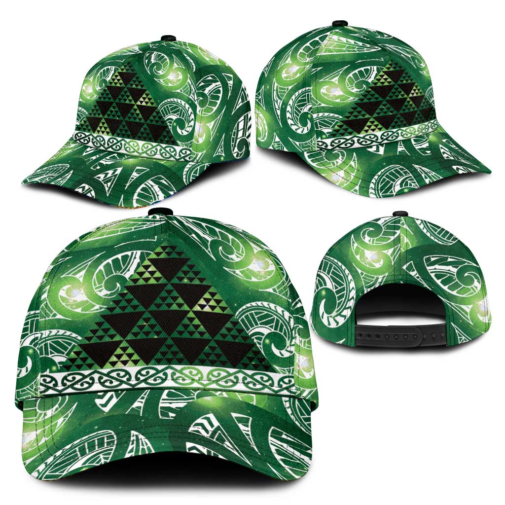 Matariki New Zealand Classic Cap NZ Niho Taniwha Maori New Year Green Galaxy