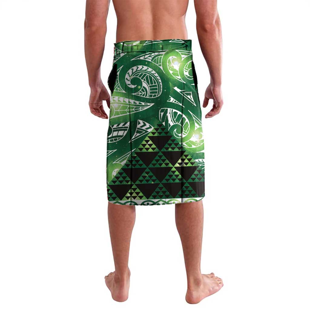 Matariki New Zealand Lavalava NZ Niho Taniwha Maori New Year Green Galaxy LT14 - Polynesian Pride