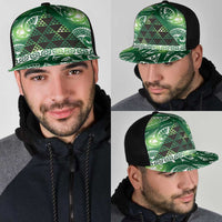 Matariki New Zealand Mesh Trucker Cap NZ Niho Taniwha Maori New Year Green Galaxy LT14 - Polynesian Pride