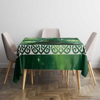 Matariki New Zealand Tablecloth NZ Niho Taniwha Maori New Year Green Galaxy LT14 - Polynesian Pride