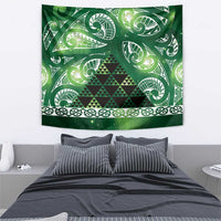 Matariki New Zealand Tapestry NZ Niho Taniwha Maori New Year Green Galaxy LT14 - Polynesian Pride