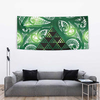 Matariki New Zealand Tapestry NZ Niho Taniwha Maori New Year Green Galaxy LT14 - Polynesian Pride