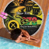 Personalised Vanuatu 678 Beach Blanket Proud To Be A Ni-Van LT14 - Polynesian Pride
