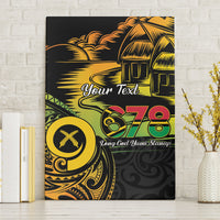 Personalised Vanuatu 678 Canvas Wall Art Proud To Be A Ni-Van LT14 Without Frame Black - Polynesian Pride